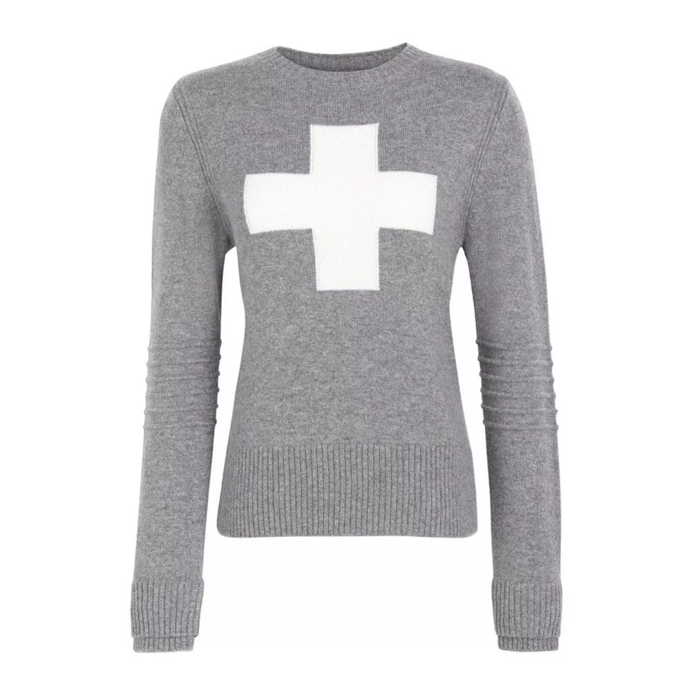 Alps & Meters Cashmere Ski Race Knit Patrol New